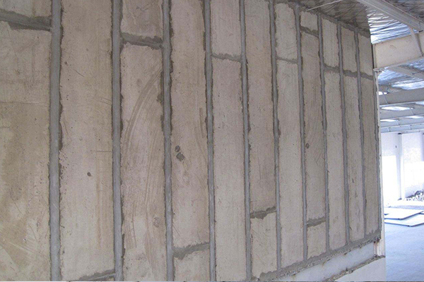 办公楼轻质隔墙板施工现场 办公楼轻质隔墙板施工现场
